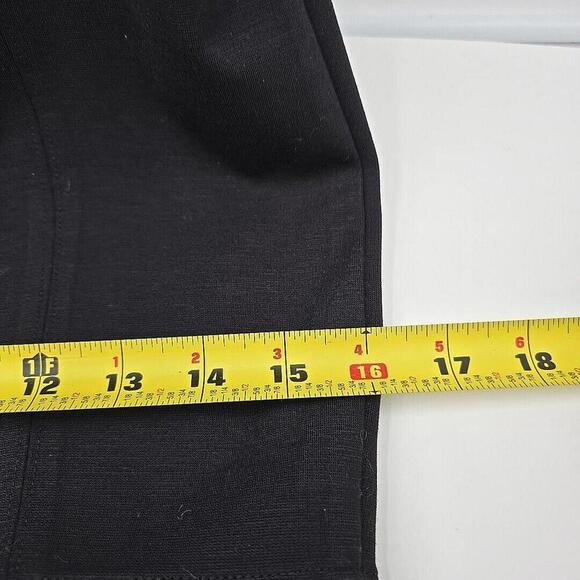 Guess Los Angeles Blouson Fitted Dress 3 Cowl Neck Cap Sleeve Black White - Picture 11 of 12